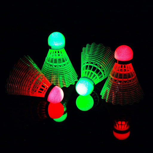 badminton led shuttlecocks fun exciting family union game night high quality shuttlecock glow in the dark perfect gift 2021 2022 2023 gift christmas Shuttlecocks Lighting Glow in The Dark Night