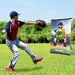 baseball gifts, practice training pitching boys kids baseball gifts pitchback rebounder net fans age