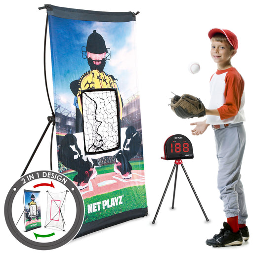 baseball nets, practice training pitching boys kids baseball gifts pitchback rebounder net fans age