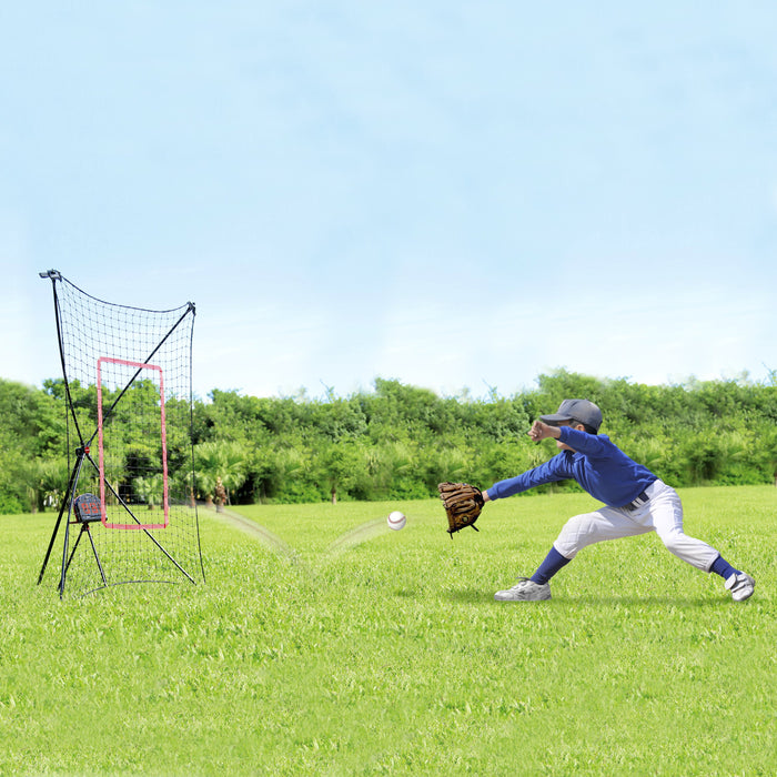 baseball pitching nets, practice training pitching boys kids baseball gifts pitchback rebounder net