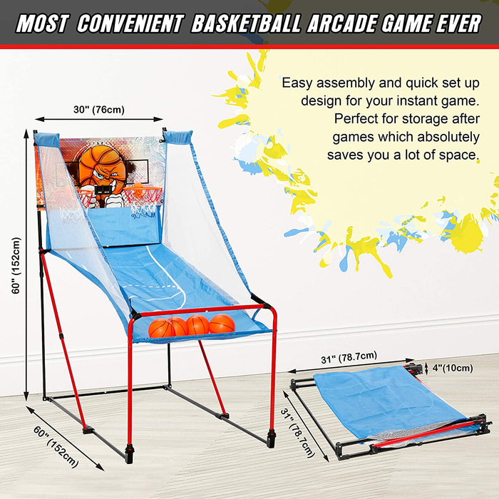 basketball arcade game, electronic basketball game basketball arcade basketball gifts shoot hoops in