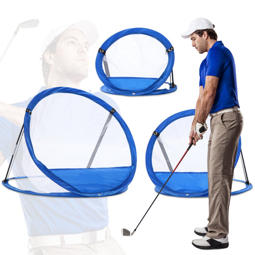 golf chipping net pop-up, game training practice aids gear target hitting swing chipping putting net