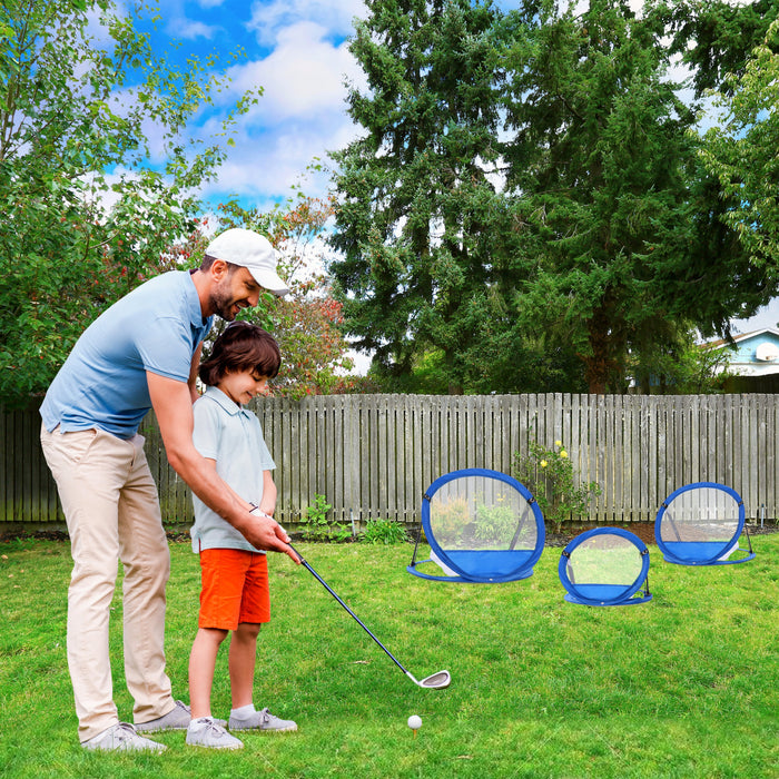 golf net pop-up chipping net, game training practice aids gear target hitting swing chipping putting