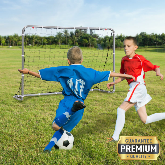 kids soccer goals, steel aluminium nets gifts kids football backyard teens franklin 5 6 year olds 7