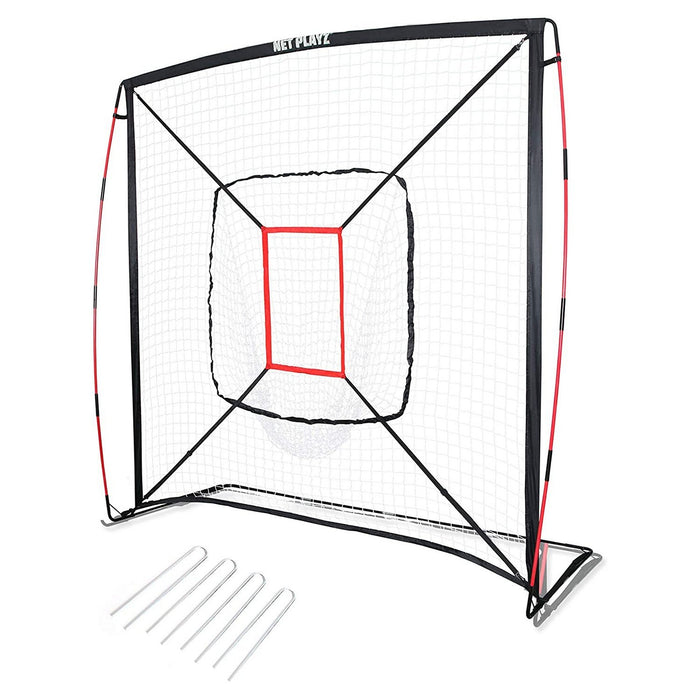 Net Playz 7ft Baseball Hitting Pitching Practice Net