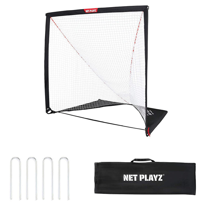 Net Playz 6ft x 6ft Lacrosse Goals, Portable