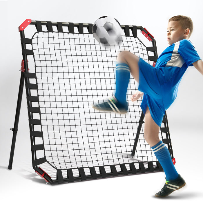 Net Playz 4ft x 4ft Metal Soccer Rebounder, Portable