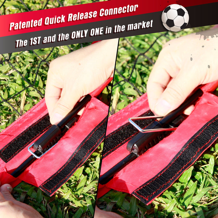 Net Playz 6ft x 3ft Portable Soccer Goals, Set of 2