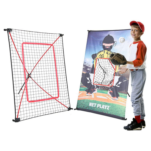 pitching practice nets, practice training pitching boys kids baseball gifts pitchback rebounder net