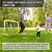 pop up soccer goals, portable pop-up foldable gifts kids football backyard family teens franklin 3 4
